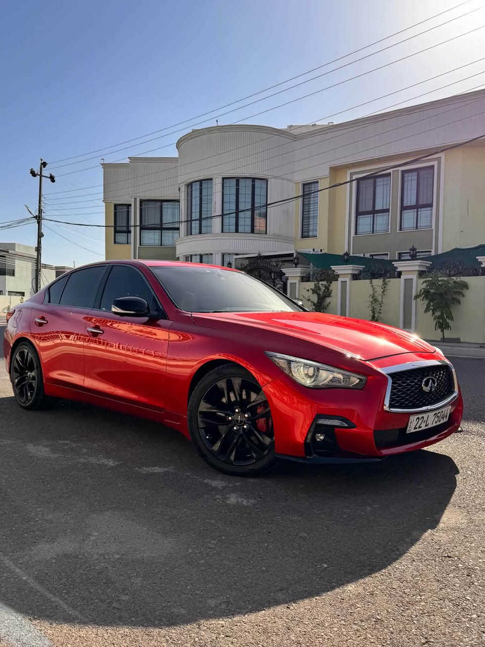 Q50 ريد سبورت • ٢٠٢١ • داخلية بيضا