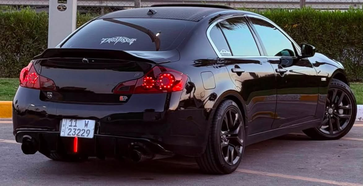 السلام عليكم اخوان
نيسان انفنتي G37
السعر 115

     2013  INFINITi  G37
V6     3700    VVEL
كير اوتو 
المواصفات

بصمه تشغيل
بصمة ابواب وصندوك
سلايد روف 
كشنات كهرباء
كشنات ميموري
كشنات تدفئة
شفتات ستيرن
تحكمات ستيرن
كروز السرعه شغال
شاشة لمس
ستيرن كهرباء
كشنات جلد لونين احمر واسود
الاضافات 

سقف كنتاره
لد اوركال داخلي متغير تلفون
تطعيم الداخل فورجد ماروني
الجام مضلل حراري شفاف
سوارات لايت اصلي متغير ع التلفون
اشاير لد امامي خلفي
LED عالي ناصي اصلي
بلوجكترLED اصلي
سبايدر عالي بلادي
شفقه جامة
لحيه امامية
دفيوزر ابو اللد
حلوك صالنصة فورجد
ويل Z تو سايز 18
فچوج S برمبو 
عليها داون بايب 
اكس بايب
دبات ماگنا فلو
بعد بيه اضافات هواي

اخوان السياره امبدل ضفاير وعقول كامله 
(وسياره بيه قطعه صبغ وحده فقط )
رقم بغداد شبه مميز
بأسمي وتحويل مباشر
مكان السياره الغزاليه 
السعر 115 وبيه مجال بسيط 
ماكو هيج سعر على هيج صرف ولله مكلفه هواي سياره بس محتاج فلوس

للاستفسار ( ***********)
