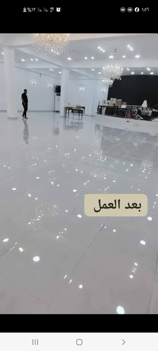 جلي رخام • تلميع سيراميك • ازالة صبغ واسمنت