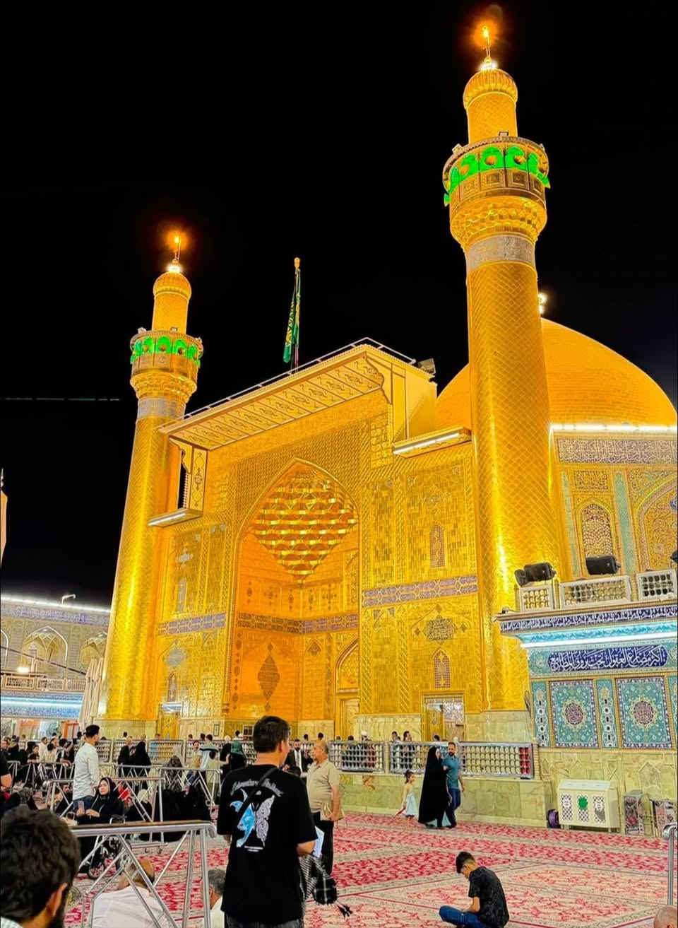 تنطلق حملة شهيد كربلاء 
كربلاء المقدسه 
شريفه بنت الحسن
سعر نفر (٨) الف
يوم الخميس الساعه ١٠ ليلا
مرجع السبت صباحا" 
كوستر حديث تبريد
للأتصال *********** واتساب 
*********** اتصال
تجيك اقرب نقطة عليك
