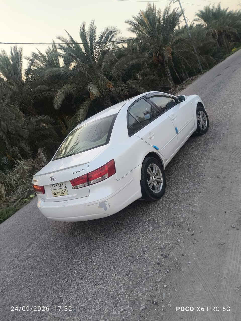 السلام عليكم للبيع سوناتا  2009 خليجي فول مواصفات فتح  دشبول صاج سياره جاهزه على 24 حبايه مكينه 2400 رقم اربيل العنوان نجف ناحيه الحريه الاستفسار اتصل على الرقم*********** او ***********

نص مكتوب في الصور:
- 24/09/2026 17:32
- POCO X6 PRO 5G
- 24/09/2026 17:32 POCO X6 PRO 5G
- 24/09/2026 17:33
- 24/09/2026 17:33 POCO X6 PRO 5G
