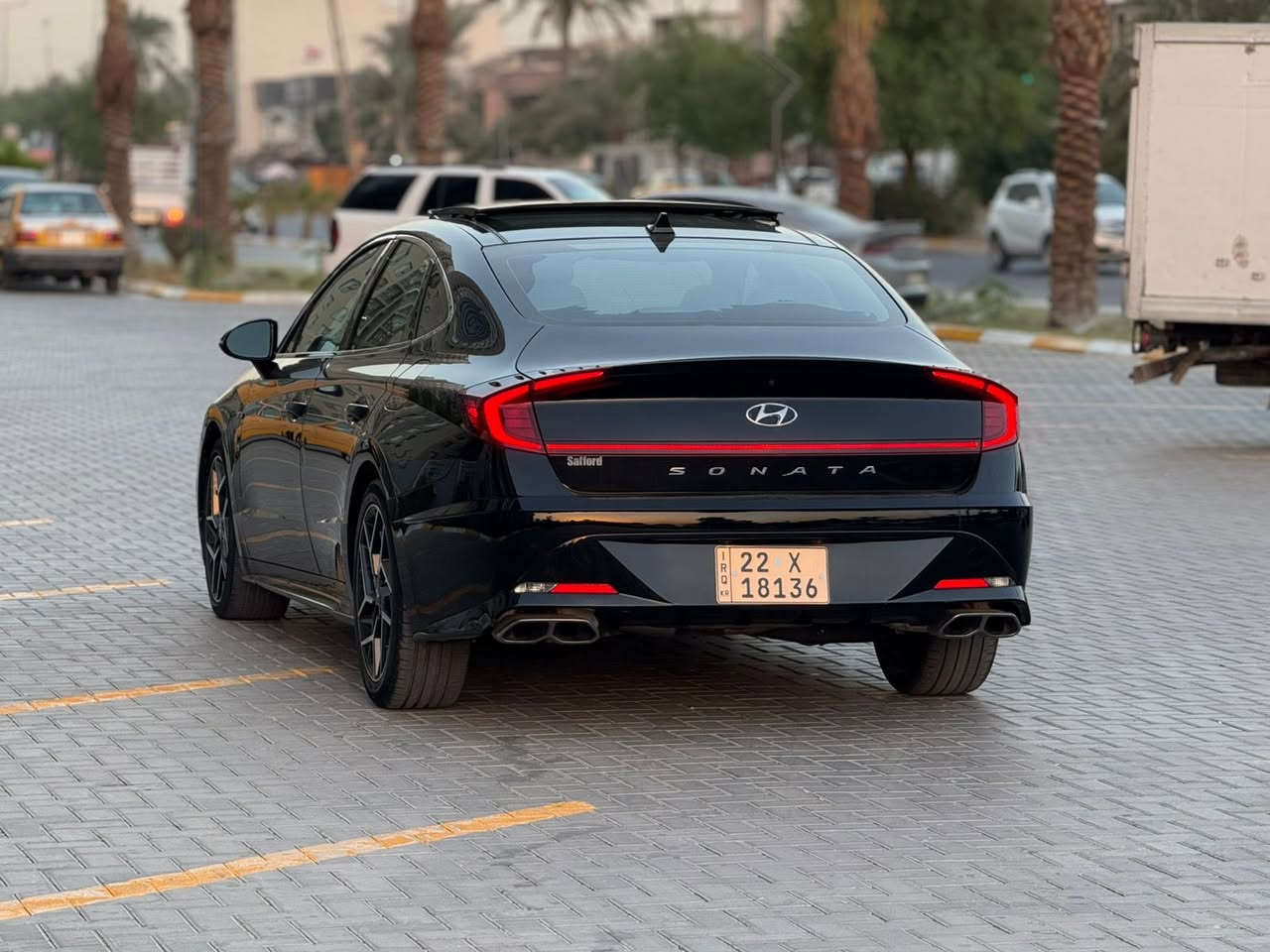 HYUNDAI SONATA N LINE 2023
  سوناتا اين لاين2023  
فئة N-line 🚀 
السعر 175
وبيها مجال بسيط
موديل : 2023 🩶
المحرك : 2500 توربو 🚀
الحالة : جاملغ جهة السايق وشويه من لباب كما موضح في السونار  
بدون دواخل ايرباك برده
العداد :40 
الموصفات N Line 💣🔥
1/1
كشن خزن
كشن حضن
بصمة ابواب لمس. +تشغيل عن بعد
‎بانوراما
‎كشنات كهرباء   
‎تدفئة بالستيرن
‎لايتات 2 عدسات زنون عالي ناصي
‎رادرات جوانب  +خلفي و امامي + توقف تلقائي 
‎انارة داخلية متغيرة 10الالوان
‎حساسات امامي + خلفي 
‎سستم صوت BOSE الصوت 12سماعه ودمام 
‎هاندبريك بصمة + اوتو هولد للتوقف في الازدحام
‎شاحنة وايرليس
‎منافذ USB امامي خلفي
‎تبريد قطعتين + تبريد شاشه متصلة 
‎صندوق الكتروني يفتح عند الاقتراب
 دبل اكزوز محرك2500 تيربو✈️ 
‎ بكلايتات امامي خلفي لد  
‎شفتات بل ستيرن 
‎نضام الترحيب عند الاقتراب داخل وخارج السيارة
‎ويل سبورت 19 N 
‎نضام تحديد المسار للسياقة بين الخطوط
‎مستشعرات بل باب من تفتح الباب تتوقف السياره
‎نضام normal +sport +sport plus +custom 
بانوراما
‎تبريد مركزي +تبريد لمس
مكانها الانبار/ الفلوجة 
***********
