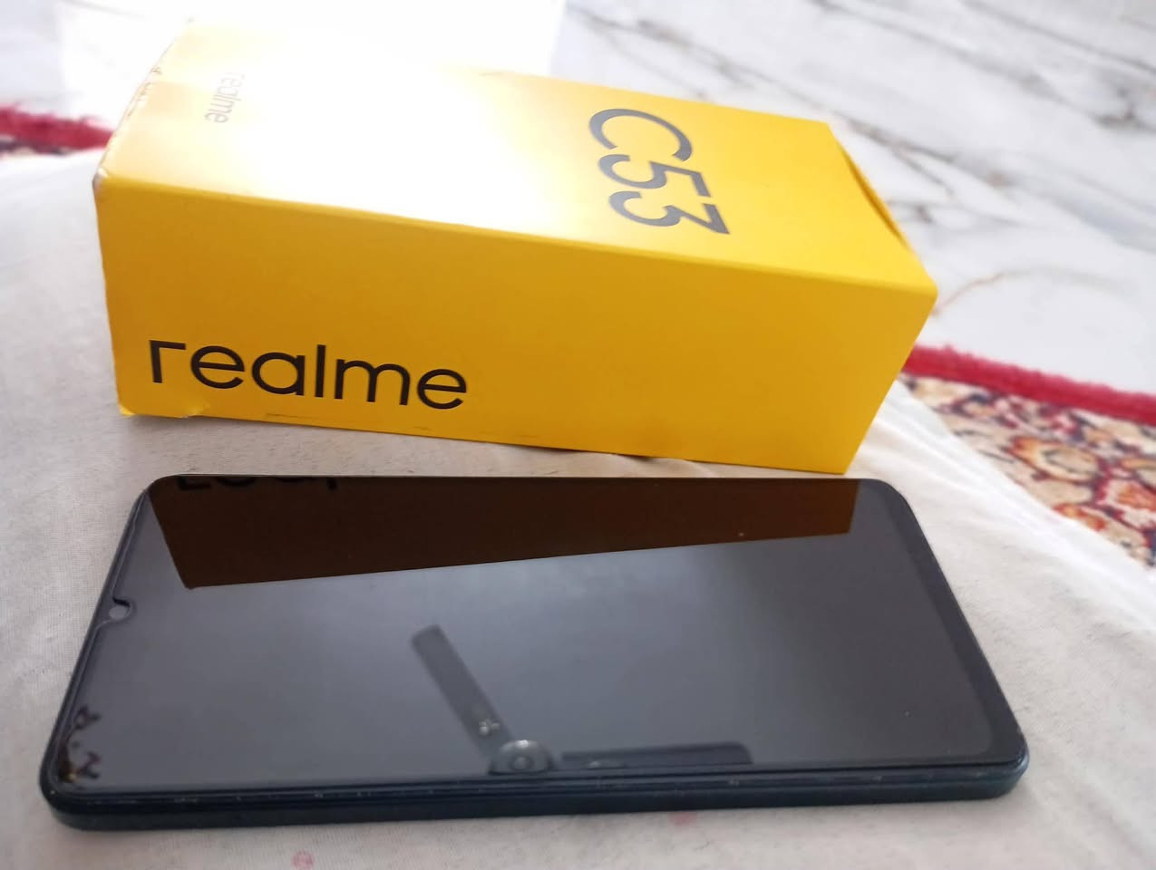 ريلمي اس 53  ذاكره 128جهاز كارتون نضف من صوره بعد مبدل شاشه لصليه فغط مكان بين شطرا ول غراف سعر 125وبي مجال

 

الشاشة6.74 بوصة - 90 هرتز - IPS LCD

الذاكرة 128 جيجابايت

الرام  6 جيجابايت

الكاميرا50 + 0.3 ميجابكسل

المعالجUnisoc Tiger T612

البطارية والشحن السريع5000 مللي أمبير - 33 واط

***********
