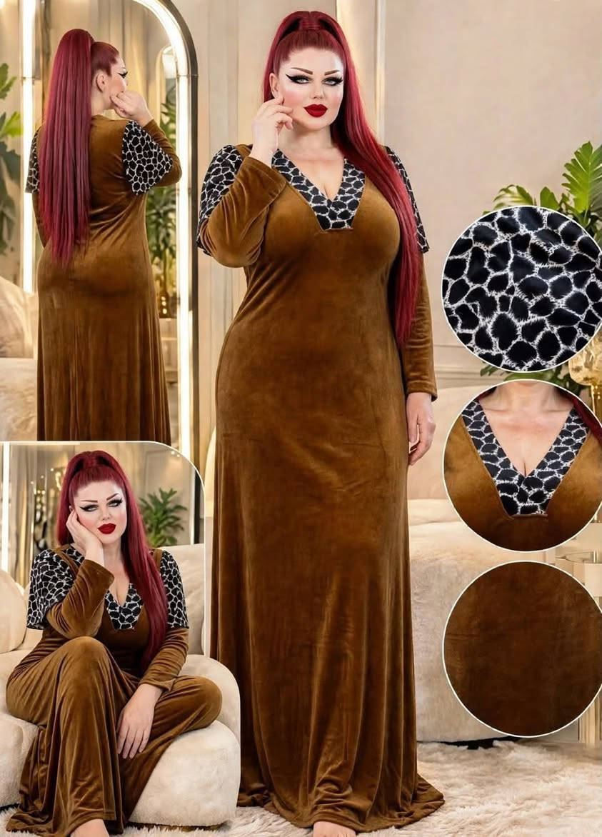 دشداشة شتوي • كشكش بالكتف • L XL XXL