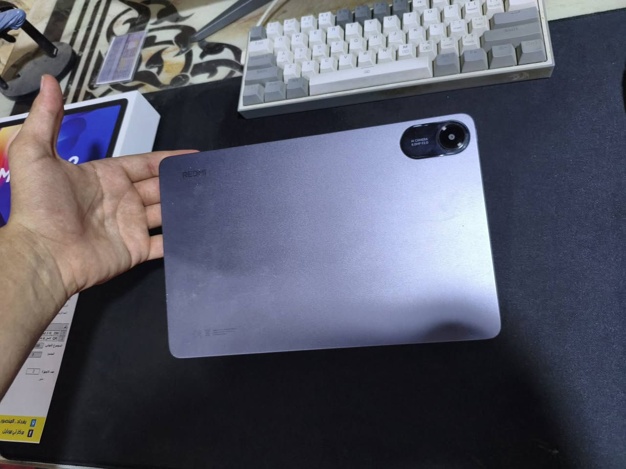 Redme pad 2
او مرواس بكرت شاشة 1660 سوبر
اشتريتة للدراسة والتصفح من المنصور استخدام سنة جهاز راقي وموحود شروحات لعماد على يوتيوب بسعر 160 قفل مابي مجال الجهاز نظيف الشاشة الخارجية مكسورة الداخلية كلشي مابيهة 
العنوان السلاميات  توصيل ماكو 
***********
