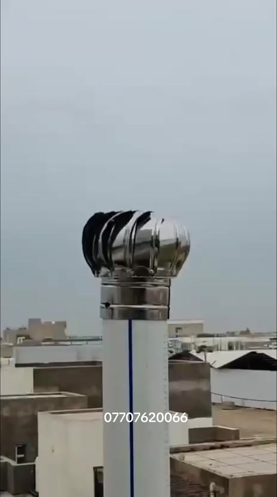 توربين هواء • بدون كهرباء • ٤/٦/٨ انج
