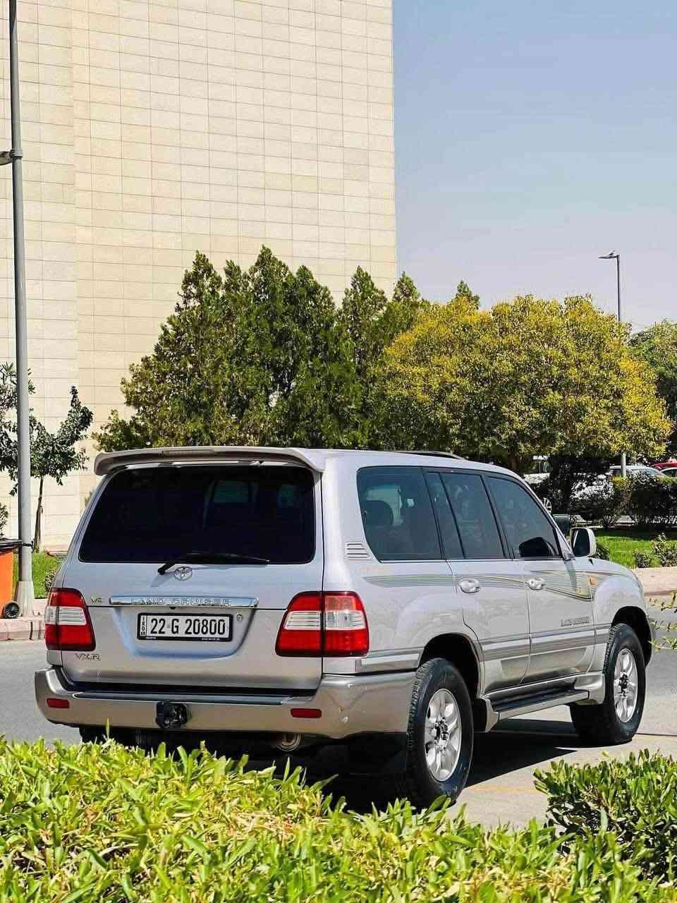 لاندكروزر موديل ٢٠٠٥ فئه VXR محرك ٨ سلندر ٤٧٠٠ بيهة قطعه وحده صبغ رقم اربيل  عدد المقاعد ٧
جكات تعليه تنصيه 
ثلاجه 
 شاشه 
دبل تانكي 
 كشنات جلد البلاد مالتها 
 كامرات خلفي
تحكم ستيرن 
 كشنات كهربائيه 
فتحه سقف 
سعرها ١٧٠
للتواصل على الرقم ***********

