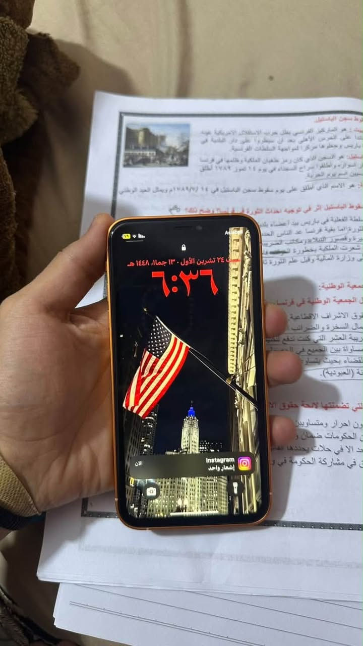 آيفون XR • فيس ايدي شغال • مبدل بطارية