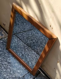 مرايات المنيوم 3 كبار وثنين صغار قياسات الكبار العرض 80 الارتفاع 90 سم...