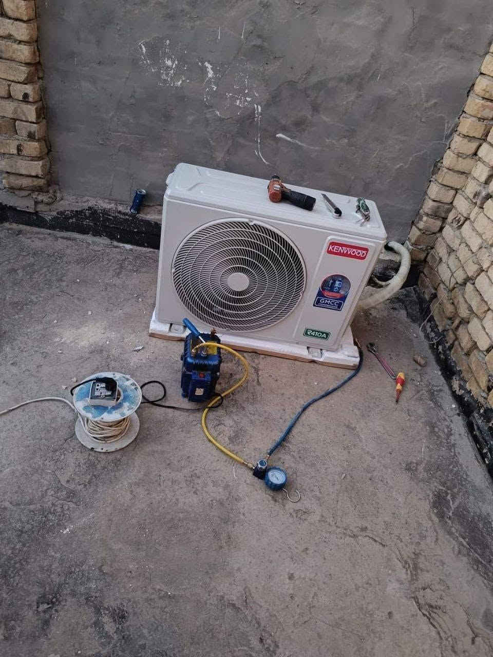 ورشة المياحي • صيانة تكييف • شحن غاز R22/R410