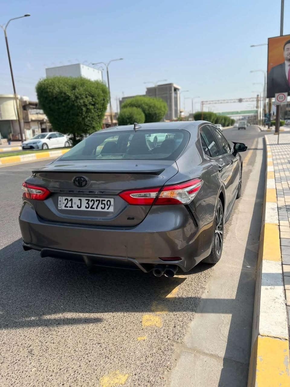للبيع فقط
كامري موديل 2020 
TOYOTA CAMRY 2020 SE - وارد امريكي

بانزين 
المواصفات:

•  
•  رادار + تحديد مسار + مانع تصادم
•  شاشة كبيرة + كاميرا خلفية
•  ويل 18 SE الاسود
•  سبويلر خلفي + حساسات
•  تحكم ستيرن كامل

تفاصيل السيارة:

الضرر: [  صبغ بنيد فقد بون دواخل ]

الصبغ: [ بنيد  ]
رقم سليمانيه 
السعر 158 
ت ***********
