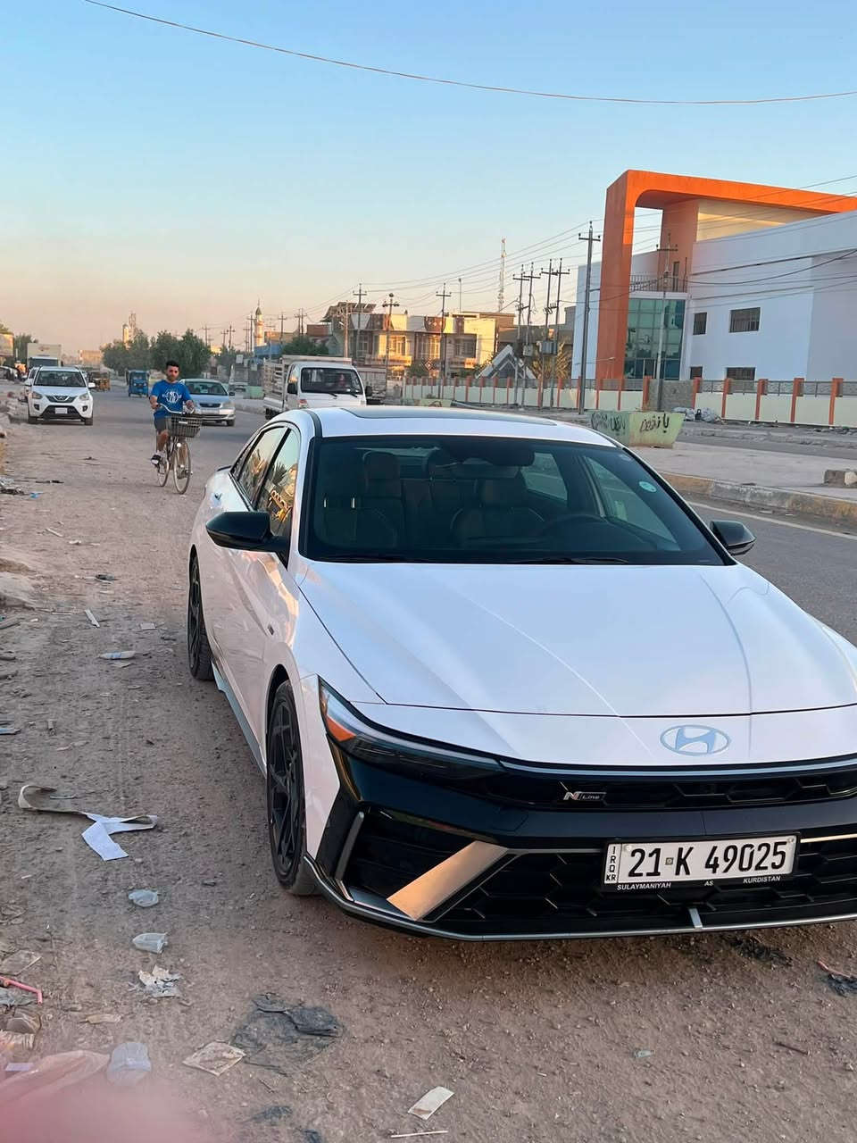 الي يدور نضيف 
2025 N line 
جديدة السياره بدون صبغ بدون تبديل 
ماشي ١٩ مايل 
ابيضّ رقم سليمانيه 
معروفه مواصفاته فول الفول 
***********
