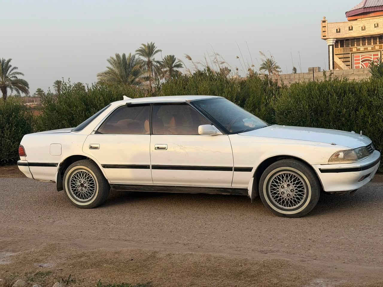 سياره مارك للبيع رقم ديالى تحويل ثاني يوم تدفئة تبريد صدر 70‎%‎ كهربائيات شغاله كير فول محرك بيه تنقيص شويه  
تايرات جدد  السعر 37 وبيها مجال قليل 
***********￼
مكان السياره صلاح الدين / يثرب
