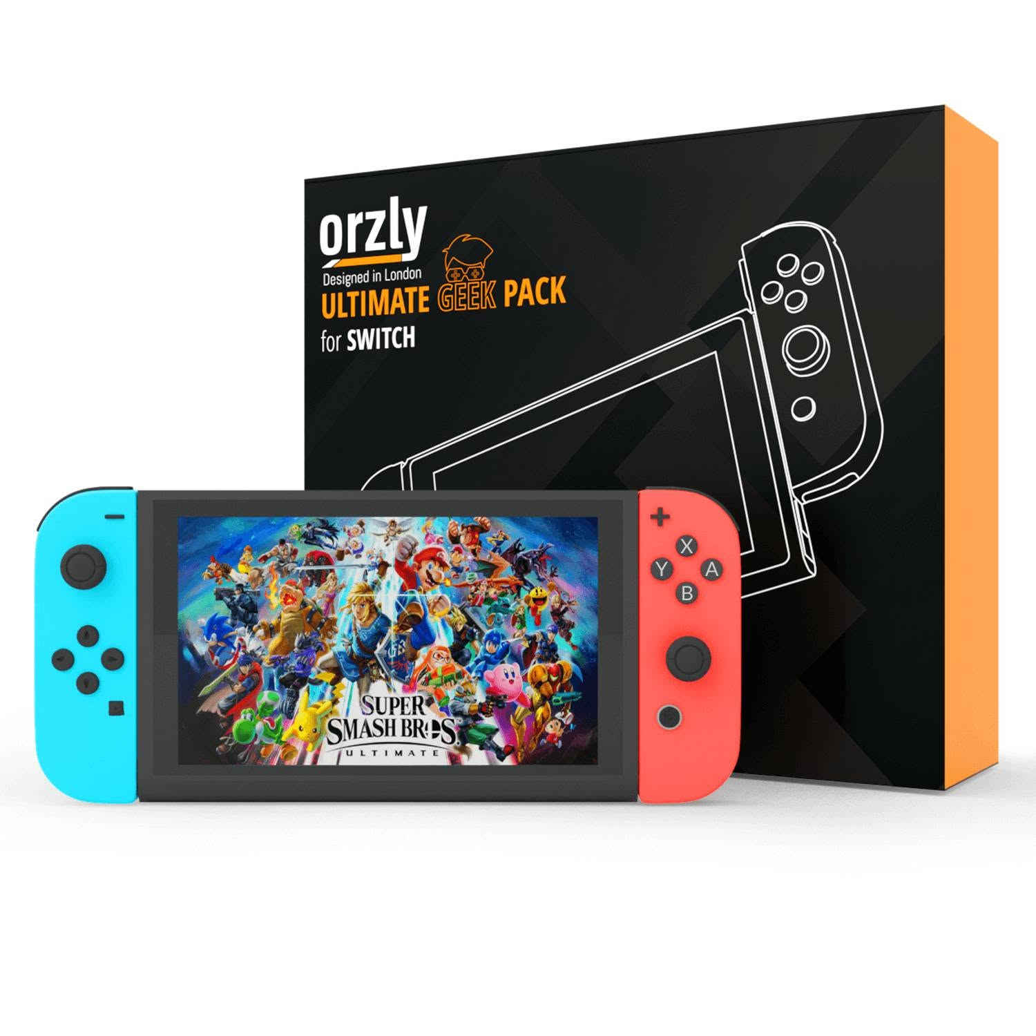 كت كامل ملحقات 
Nintendo switch ✅

Nintendo switch Iold✅
جنطه لون اسود 

كفر ظهر لون اسود ل Nintendo switch 

كفر ظهر لون اسود ل Nintendo switch Iold
 
كفر لل جوي كون لون اسود

كيبل شحن type -c

قلم ✏️ لمس 

سماعه 

قبضات لل جوي كون

شكل دركسون

شكل جوستك

ستان لل Nintendo 

شاحن جوستك و جوي كون

حافظه ل كادرج العاب Nintendo 

غطاء كير عدد 4 لون اسود

كل هذا سعره 45 الف دينار 

للتواصل والاستفسار ***********

توصيل كل العراق 5 الاف دينار

نص مكتوب في الصور:
- A LITTLE EXTRA Game Card Holder This card holder will increase your game carrying capacity in a lightweight and portable solution. Headphones With great sound clarity and a comfortable fit, immerse yourself fully with these headphones! Stylus Pen The Orzly Stylus pen is a twin tip pen suitable for writing on paper as well as on you Nintendo Switch. *Not compatible with 2021 Switch OLED Model
- COMFORT SOLUTIONS Comfort Case Shaped to fit comfortably your handand give you a better grip of your Nintendo Switch. The durable TPU material is shock absorbent giving you peace of mind 6mm 9mm 14mm Thumbgrips We have included three pairs of different sized thumb grips to make sure you have a better grip and complete control when you play. Also, they keep your thumbsticks protected and looking like new. *Not compatible with 2021 Switch OLED Model
- CHARGING SOLUTIONS Ultimate Charging Station Perfect for storing and charging up to 4 Joy-Cons, 2 Joy-Cons and a Pro-Controller or 2 Pro-Controllers Orzly Type-C to USB A Cable The Orzly Type-C to USB A cable is perfect for not only charging your compatible device but also allowing for super fast data transfer thanks to USB 3.0. *Not compatible with 2021 Switch OLED Model
- GAMEPLAY SOLUTIONS Switch PlayStand The stand supports multiple angles to suit your personal preference & comfort while playing 2 JoyCon Grips Turn your Joy-Cons into a fully functional Control Pad 2 Racing Wheels Get a truer driving experience when playing on your favourite Nintendo Switch racing games. *Not compatible with 2021 Switch OLED Model
- X2