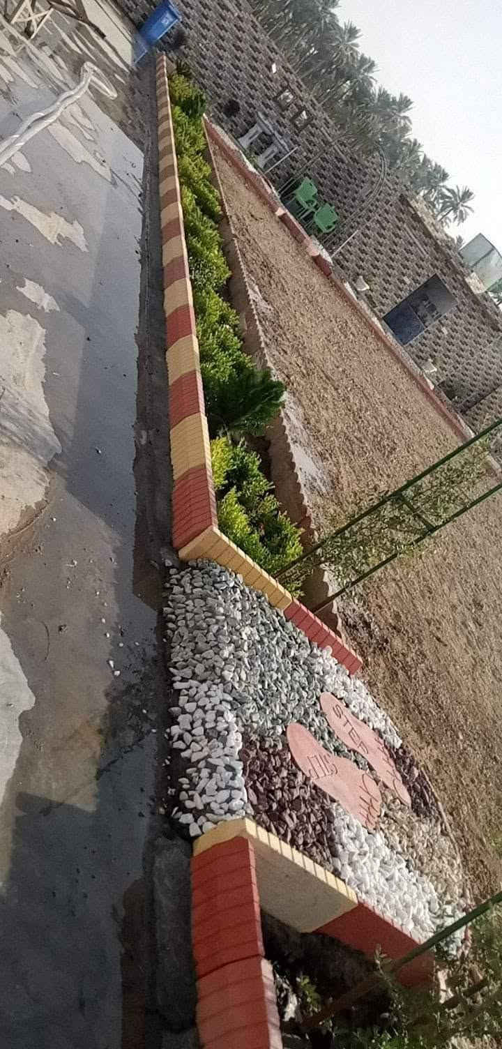 ديكور حدائق • شلالات • نظام سقي حديث