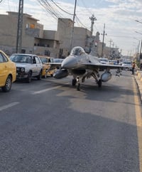 طياره F16 • بدون صواريخ • بغداد