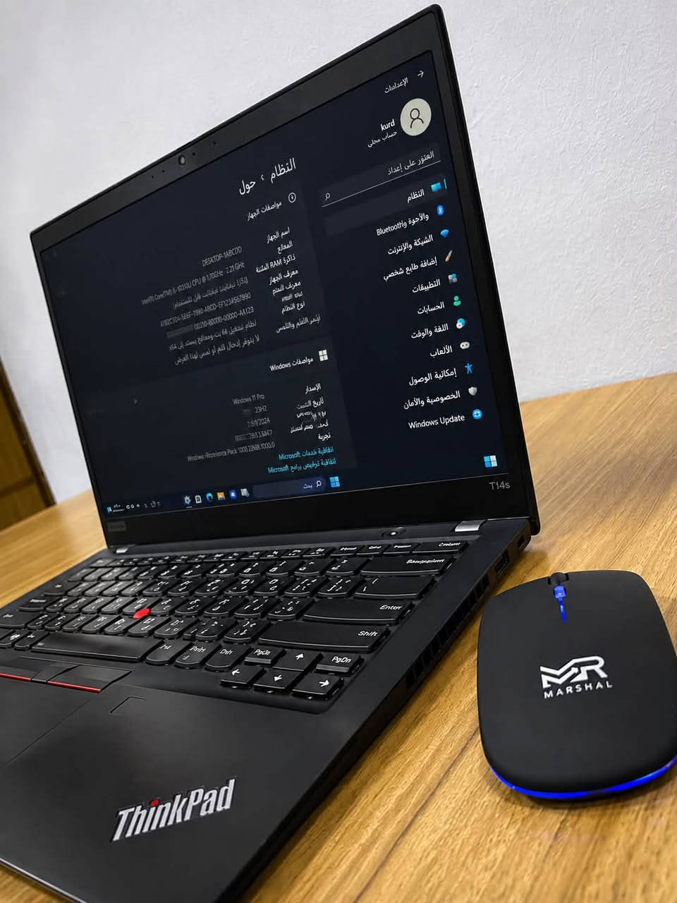lenvoT14s: لابتوب نوع
                     سوبر سليم
15 vpro 10 :معالج
ddr4 16: رام
محرك اقراص SSD من نوع NVMe بسعة : 256 گيگابايت
كرت شاشة داخلي gb 8
شاشة ملونة حقيقية عالية الدقة
 مقاس FHD 14.1
ويندوز 11
برامج أوفيس نسخه 2021 عربي مهكره بدون اشتراك ممتاز جداً لاستخدام يومي ومكتبي وياه الشاحنه والجنطه وماوس سعره 320 الف وبي مجال قليل
+ نظام الجيل العاشر
قوي جداً بالأستعمال الدراسي والمكتبي
نسبة البطارية:86%
الموقع: كركوك 
للتواصل ,رقم الهاتف : ***********
