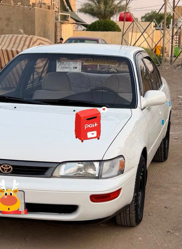 ياللهً : "" السلام عليكم

سيارة 🚗 كورلا للبيع موديل 94 لون ابيض مكفوله من الضربه ومن الصبغ كفاله عامه ما عدا البنيد مصبوغ للجمالية فقط !!

- رقم بغداد 

- ⁠السياره بأسمي 

- ⁠السنوية جديدة 

- ⁠ تبريد ثلج وي السويج 

تخم تاير-دشبول جديد- تحوير كلش حلو - كهربائيات كلها شغالة - السيارة جاهزة - دوشمة جديده  - ارضية جلد جديده - جنطة كهربائي السيارة جاهزه للاخير 

محرك وكير جدد ✌️❤️

السعر 👈 66 وبيً مجال بسيط 

الهاتف 📞   ***********

مكاني / واسط 💯💯
