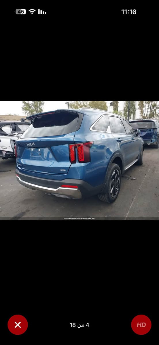 🔥 وصول جديد لدى (Zone Car) للاستيراد والتصدير 🔥
كيا سورنتو موديل 2025 هايبرد (SX Prestige) - فل مواصفات 1/1 🚙✨
 * اللون المميز: الأزرق الأنيق 💙
 * الحالة: فول بانوراما، أعلى فئة (ورقة وخالية من اللخبطة).
 * المسافة المقطوعة: ماشية فقط 11,629 ميل (فعلية).
📍 موقف السيارة الحالي:
السيارة في طريقها لتدخل إن شاء الله هذا الأسبوع إلى ميناء العقبة في الأردن، وقريباً جداً تكون في العراق الحبيب.
💡 عرض خاص: البيع كاش أو على الفاتورة، وللاستفسار عن السعر وتفاصيل الشحن والتسليم، يسعدنا تواصلكم معنا عبر الاتصال أو مراسلتنا على الأرقام أدناه:
📞 ***********
📞 ***********
أهلاً بكم دائماً في Zone Car، ثقتكم دافعنا للأفضل 🤝🇮🇶
‏والسعر إن شاء الله مناسب جدا ￼
