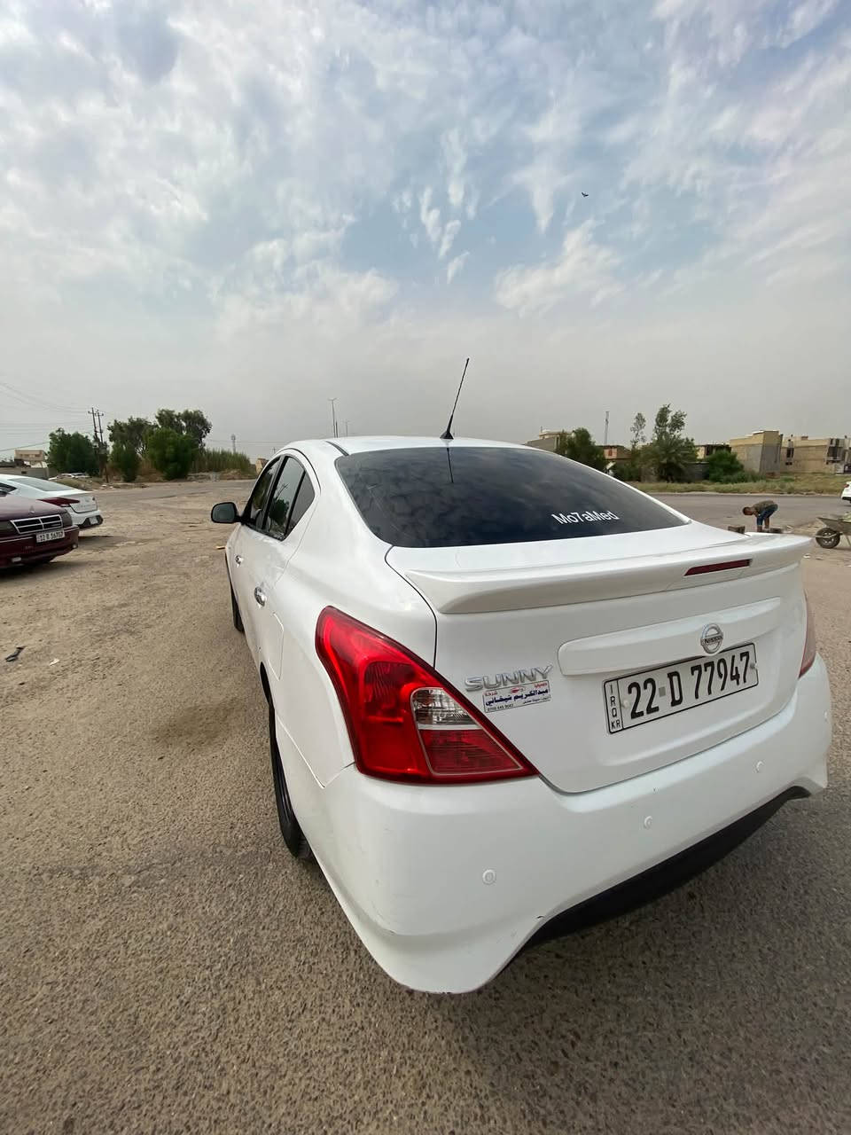 السلام عليكم 
 نيسان سني هندي موديل 2022 كفالة بس شخط بالباب و ربع الدعامية الامامية صبغ فقط وين متريد تاخذلها سونار
ماشية 128، و دهنها الله شاهد كلة موتول و كل 5 آلالف ابدل 
رايدها ب 109 و بيها مجال بسيط 
مكانها نجف 
*********** 📞
