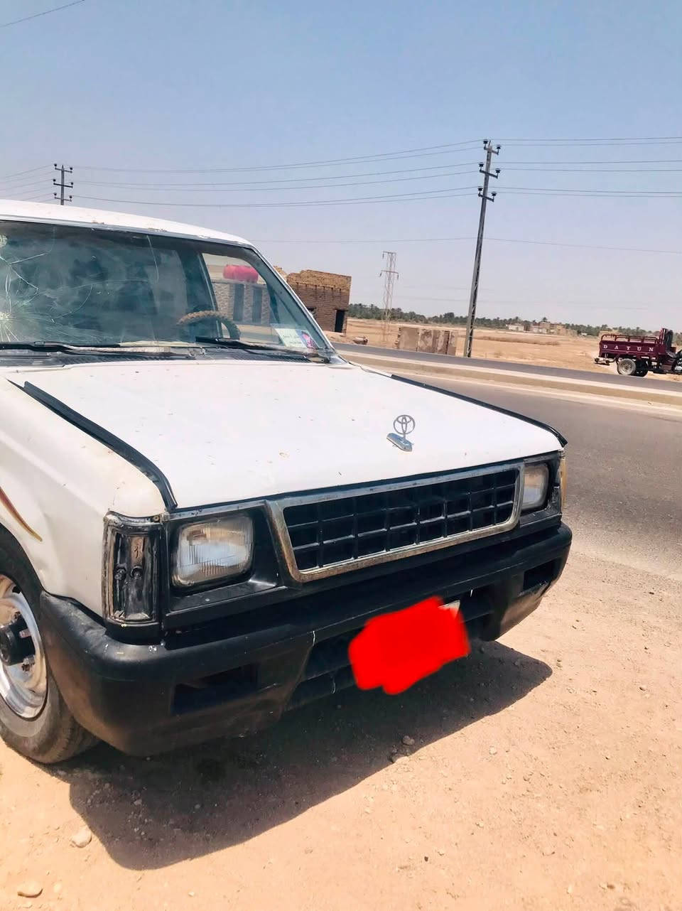 السلام عليكم بيكم مستبوشي موديل ٩٢ رقم مشروع وطني مكفوله محرك وكير تخم تاير جديد سعر ٢٨ وبيها مجال 
اتصال :***********
