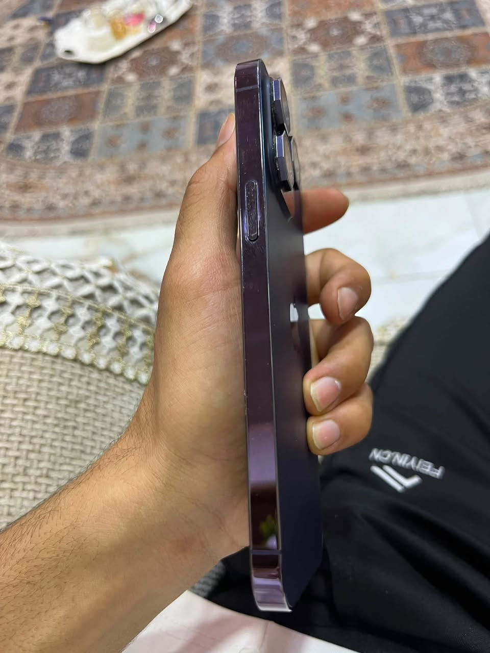 السلام عليكم حبايب ايفون 14Pro Max وتر بروف دبل سيمكارت للبيع ذاكرته 256 مكفول من كلشي ونضيف كلش الجهاز 875 وبي مجال بسيط لشراي مكاني كربلاء حي المجتبى قرب فلكه الثوره ***********

