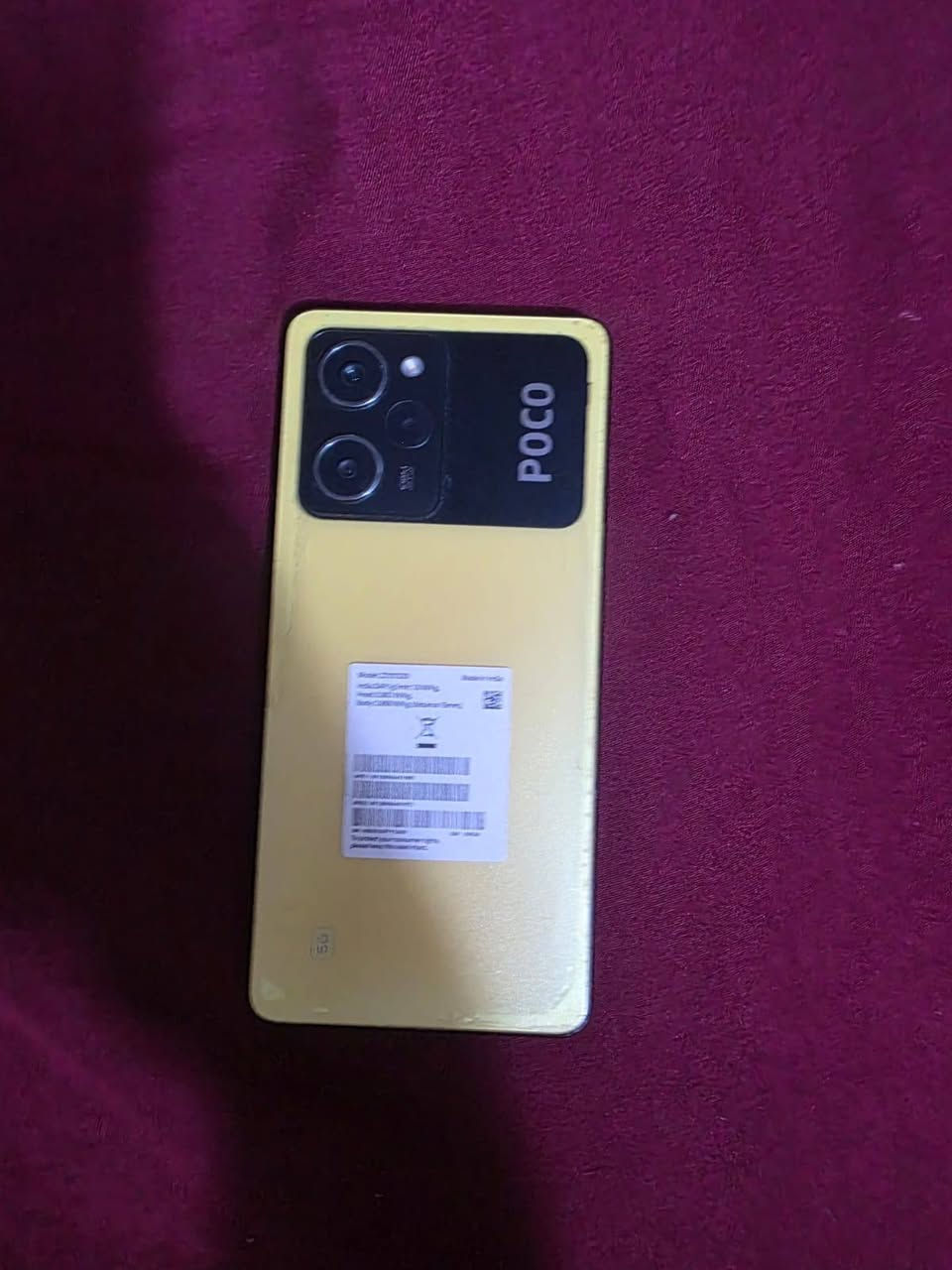 مبايل  poco X5 pro
بوكو اكس فايف برو
جهاز ما مفتوح ولا شايف تصليح 
نضافة خير من الله نضيف كلش. 
فقط الجهاز لاكارتون ولا ملحقاتة. 
للبيع 
كربلاء. حي العسكري العابد 
***********
***********
السعر 
200 الف
