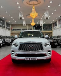 انفنتي ( QX80 ) موديل : 2019 ماشية : 80000 KM المواصفات  فتحة  بصمة  ب...