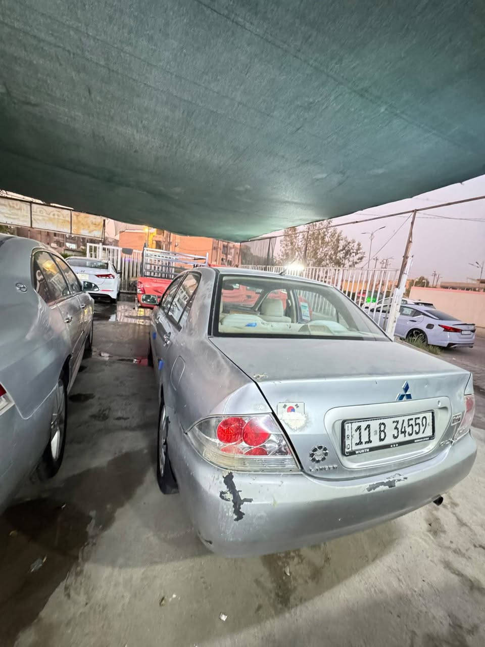 السلام عليكم
لانسر 2007

جاهزة للاخير 

منضومة تبريد جديدة 

رقم بغداد هزاة ورقم جديد 

اربع قطع صبغ ابيع احزام 

السعر 65 بيها مجال 

***********

ديالى بعقوبة التحرير
