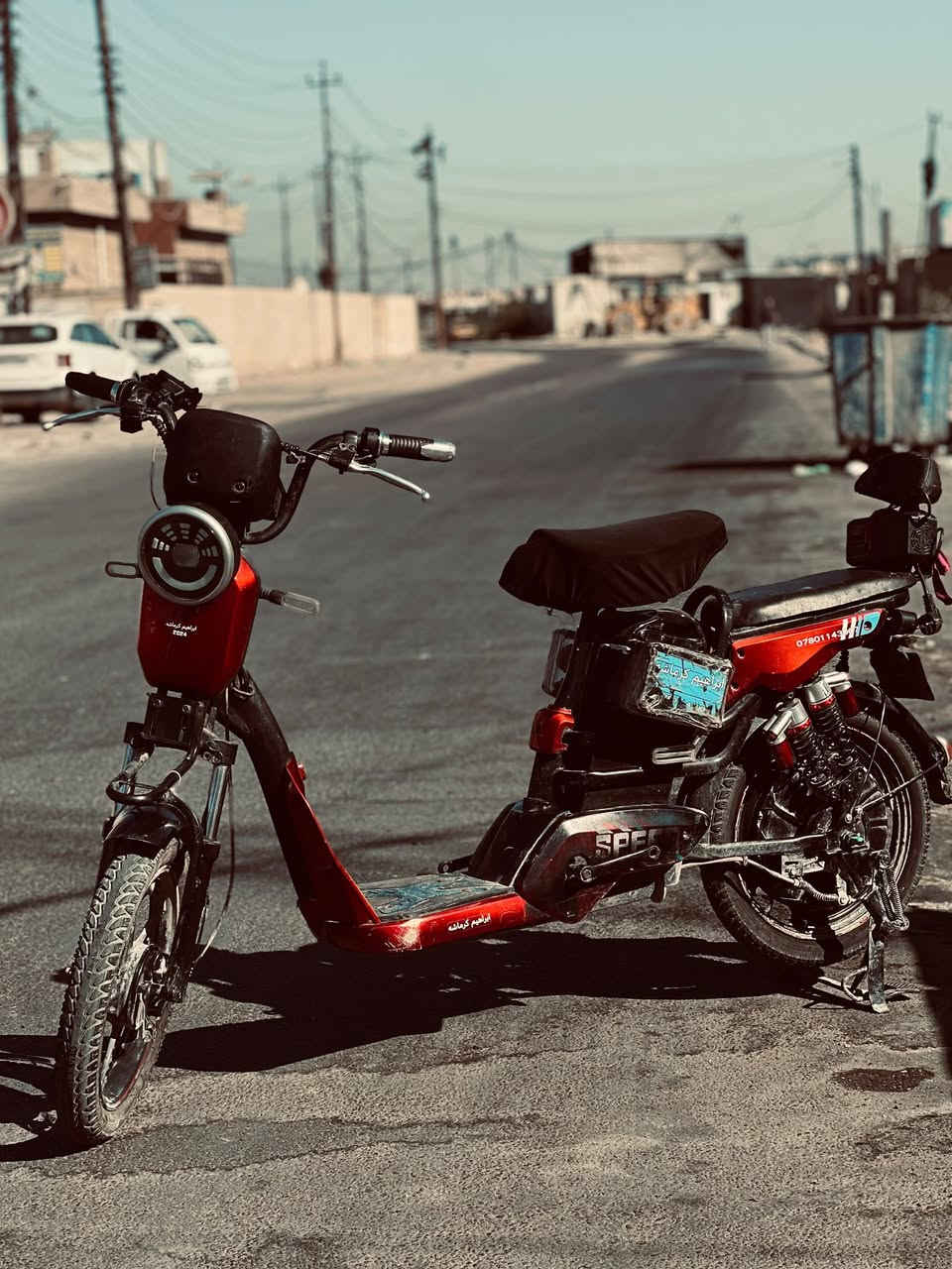 للبيع دراجه شحن بطاريات بحاله جيده سعر 175 نضافه الدراجه كدامك نقص هورن  مكاني بغداد البياع تواصل واتس ***********
