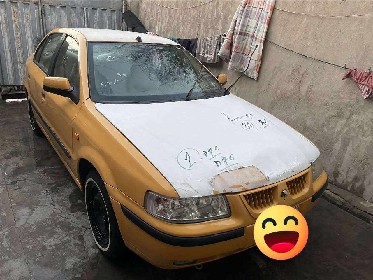 السلام عليكم سمند لبيع سياره جاهزه من كلشي مكينه وكير وحداديه وتخم تاير وكهربيات كله جديده مديل ١١ سنويه ٢٨امدور ثاني يوم امصفره هيه وغرامات عنوان نجف رقم *********** السعر ٣٠ ويبه مجال بصيط المكان نجف
