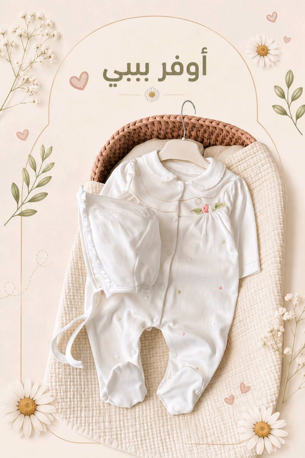 🌼 Daisy Baby | ملابس بيبي أنيقة وناعمة 👶🏻💗

اختاري لطفلك أجمل الملابس بخامات تركية قطنية وناعمة، بتصاميم مرتبة ومناسبة للبيبي 🤍

✨ النوع: أوفرات وسيتات مواليد
📏 القياسات: متوفرة حسب الموديل
🇹🇷 الخامة: تركية عالية الجودة
🎀 الموديلات: بناتي وولادي
💰 الأسعار: تبدأ من 15,000 دينار
🎁 خصم عند طلب أكثر من قطعة + هدية مميزة

🚚 توصيل إلى جميع محافظات العراق وكردستان
📩 للطلب والاستفسار: تواصلي معنا عبر الرسائل

🌼 Daisy Baby — لأن طفلك يستاهل الأجمل دائماً 💕