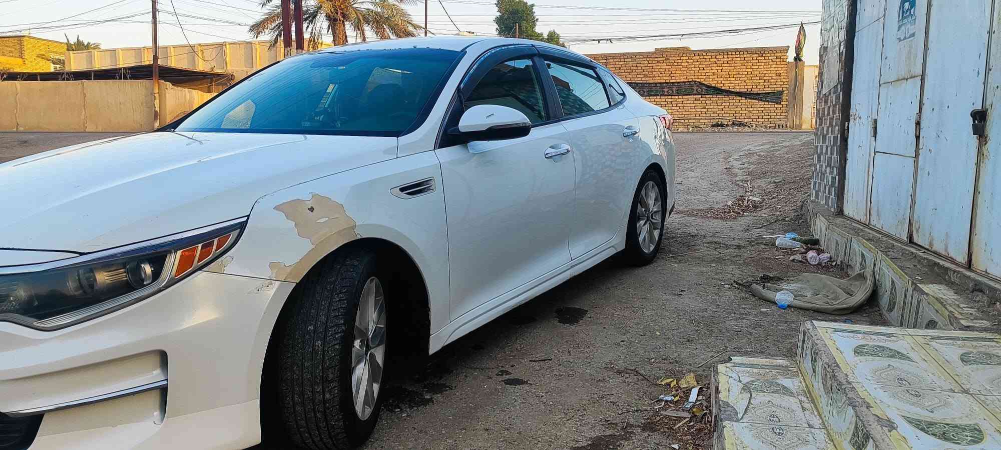 سلام عليكم كيا اوبتيما 2016وراد امريكي باسمي تحويل مباشر ذي قار ضربته جوملغ وبنيد ارباكات سليمه شاشه كامره دواره كشن كهرباء اشاير بلمري حداديه 85٪مكينه وكير جاهزه السياره السعر 115وبيه مجال 
مكان السياره ناصريه سوك الشيوخ 
للتواصل اتصال او واتساب ***********
