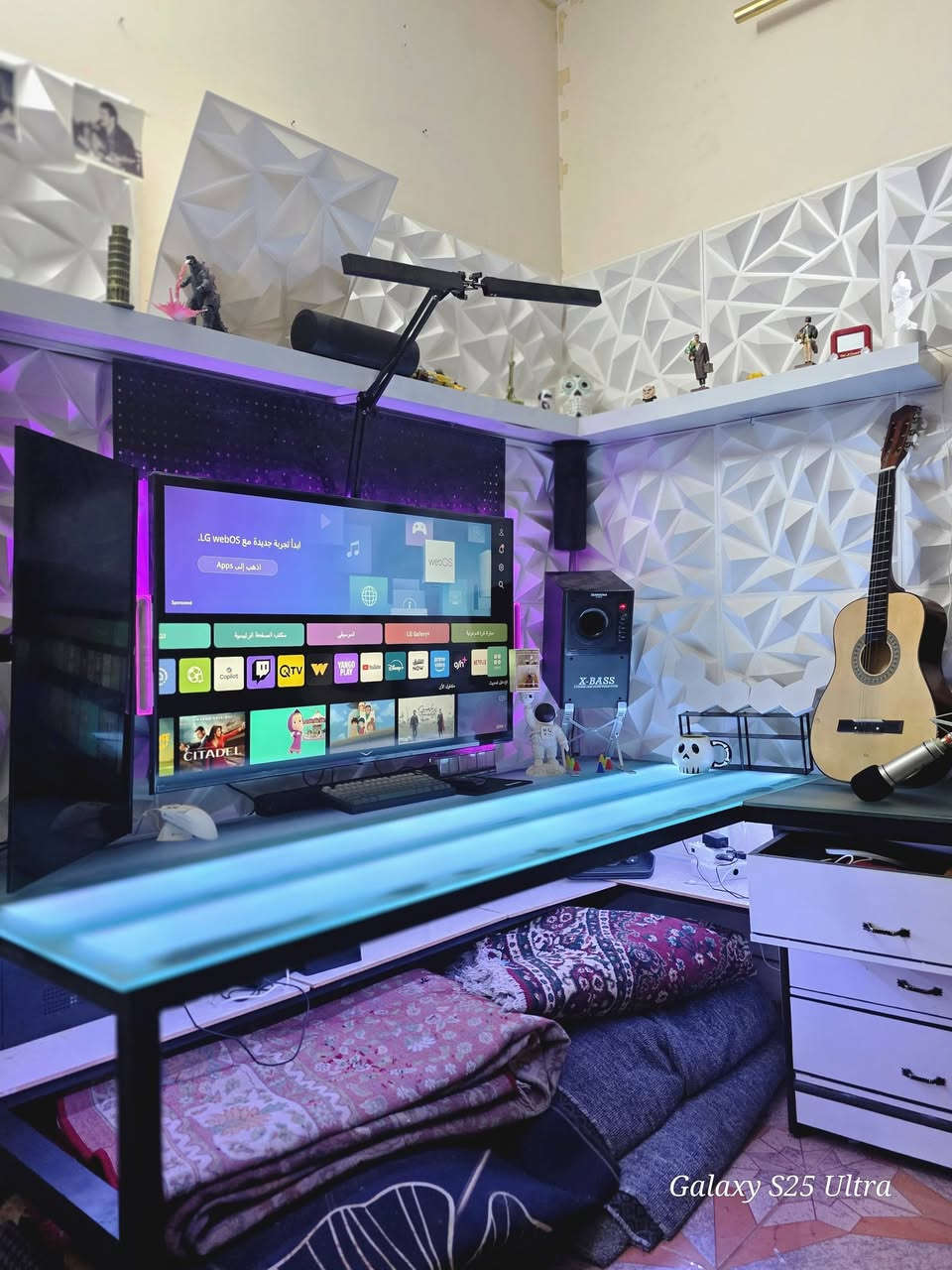 ميز وديكور • سستم صوت • انارات LED