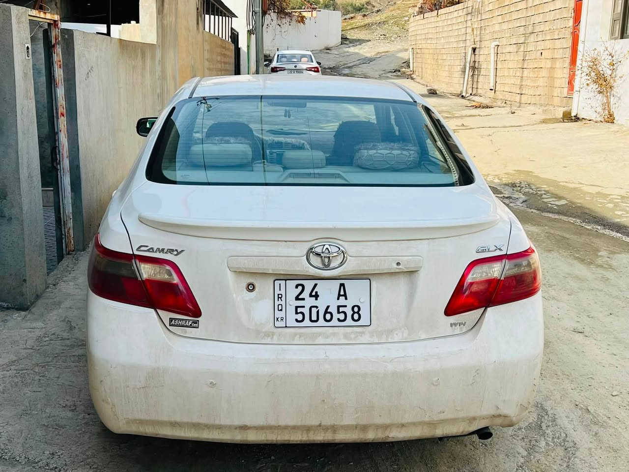 كامري 2008 فواصفات glx خليجي فول بدونً صبغ بدونً ضرب  بدون بارد
سنوية على اسمى و سنويه جديد ل ٢٠٣٠
سلايت 
حساس امامي و خلفي 
بردة بلاد 
فوليوم 
تحديد سرعه 
مرايه اشاره
كشن كهرباء
محرك 2400
4 سلندر 
تبريد ثلج و مرکزی 
سيارة مال بيت نضافه فول 
مكان سوران او اربيل 

سعر 110 ورقه

***********
