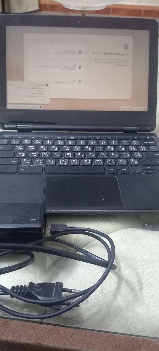 السلام عليكم للبيع لابتوب lenovo 300e 
نضام اندرويد بيه خلل فقط سماعات ما يشتغل ذاكرة 32معالج4 شاحنة تايب سي يدعم الشحن السريع شحنة يدوم من 3الى 4ساعات متواصلة يوجد توصيل داخل محافضة صلاح الدين قضاء طوز للاستفسار ***********

