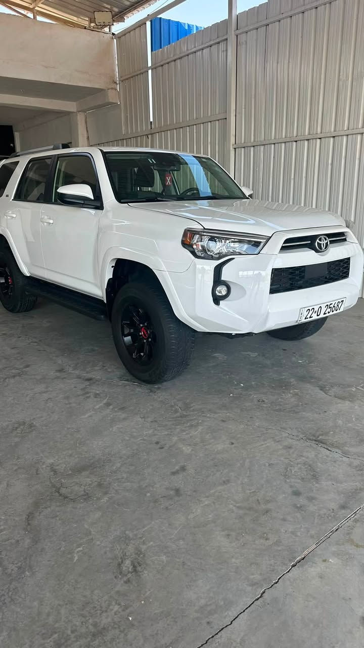 السلام عليكم
TOYOTA  4RUNNER SR5  2024
~ تويوتا فور رنر 
~ وارد أمريكا  
~ محرك 6 سلندر   
~سيارة نصف البنيد صبغ وجاملغ عكس السايق بارد
~ ايرباك ستيرن و تكمة مرجع بلادي 
~ ماشي 46   الف ميل
~موصفات
~ بصمة 
~ فور ويل ( 4*4 ) 
~ شاشة كبير  كاميرة دوار 
~ كاميرة خلفية 
~ داخلية اسود 
~ رادار أمامي و جانبية 
~ كشن أمامي كهربائية 
~ لايتات عدسة زينونة 
~تحديد سرعة 
~ حجم تايرات 17 
~سيارة مرقم اربيل جاهز تحويل او وكاله نفس يوم
~ 
~ سعر  (315  )💰ورقة دولار بيها مجال 🤏
~ مكان واسط العزيزيه
***********
