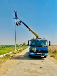 كرين للإيجار • تنصيب غطاسات • كركوك أربيل سليمانية