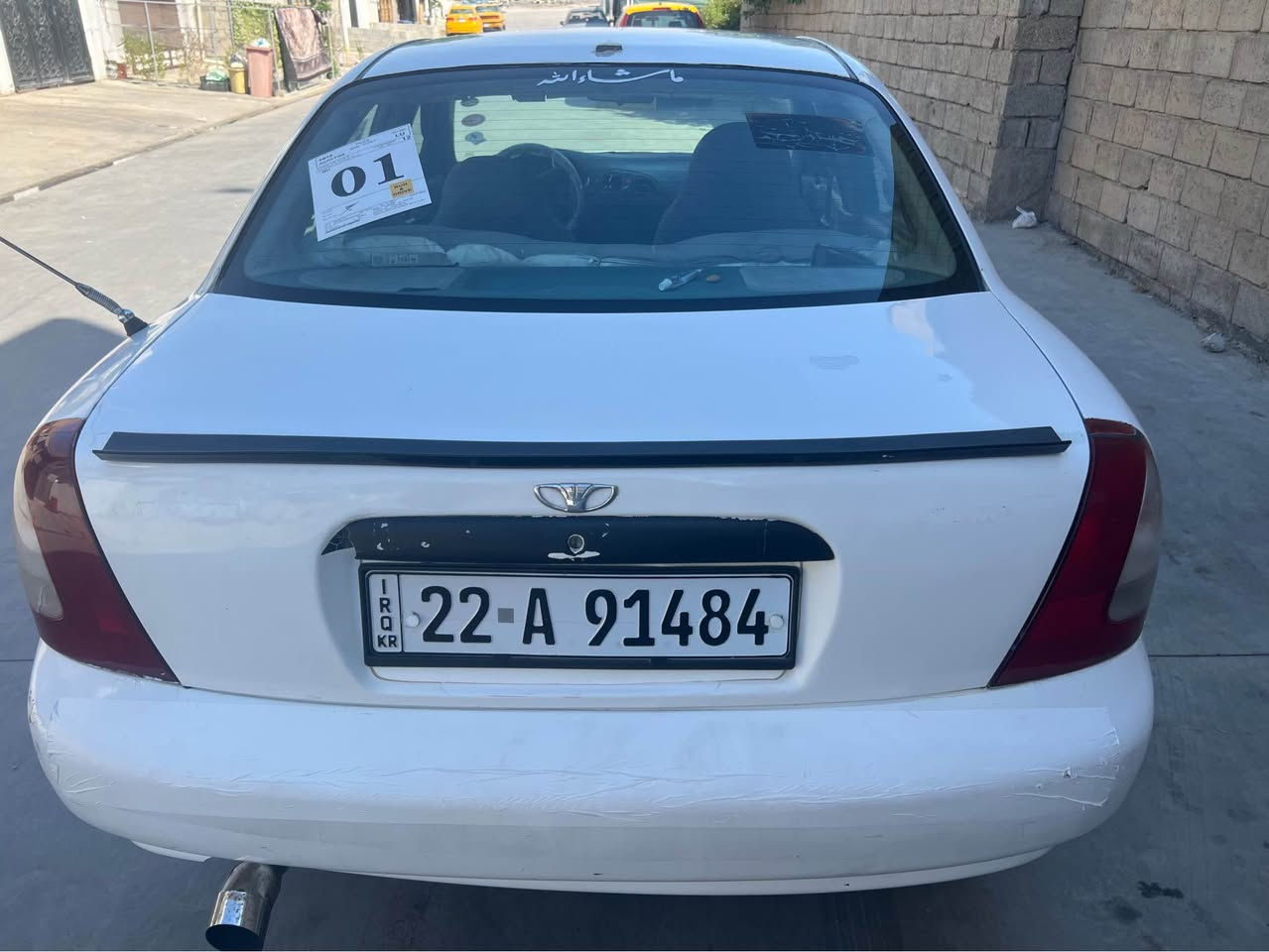 دايو نوبرا موديل ١٩٩٧ للبيع
محرك وگير كامري وسنويه جديده لغايه 2030
جامات كهربائي كامل بدون عيب تايرات جديده 
وعله شرط نظافه 
وبطاقه كوبون بانزين موجود شرط تحويل وكاله 
دواخل بدون عيب ونظيف وگير عادي
وتخم الامامي نص ب نص
عنوان كركوك رقم سعر 40 وبي مجال قليل
*********** كركوك, العراق
