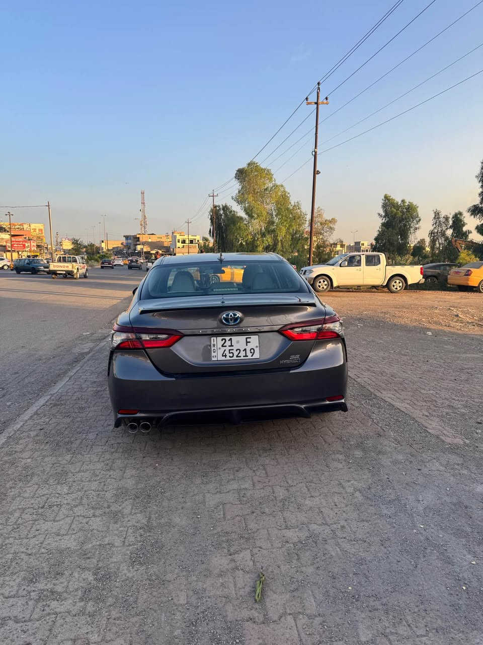 كاميرى هایبرید
مودیل :٢٠٢٤
لون : نفطي
مواصفات :SE
ضرر: قطعتين بونيد و باب سكن مكانين بارد
سيارة نظيفة
سعر: ١٧٥بي مجال قليل
رقم موبايل:***********
***********
مكاتي كركوك كركوك, العراق
