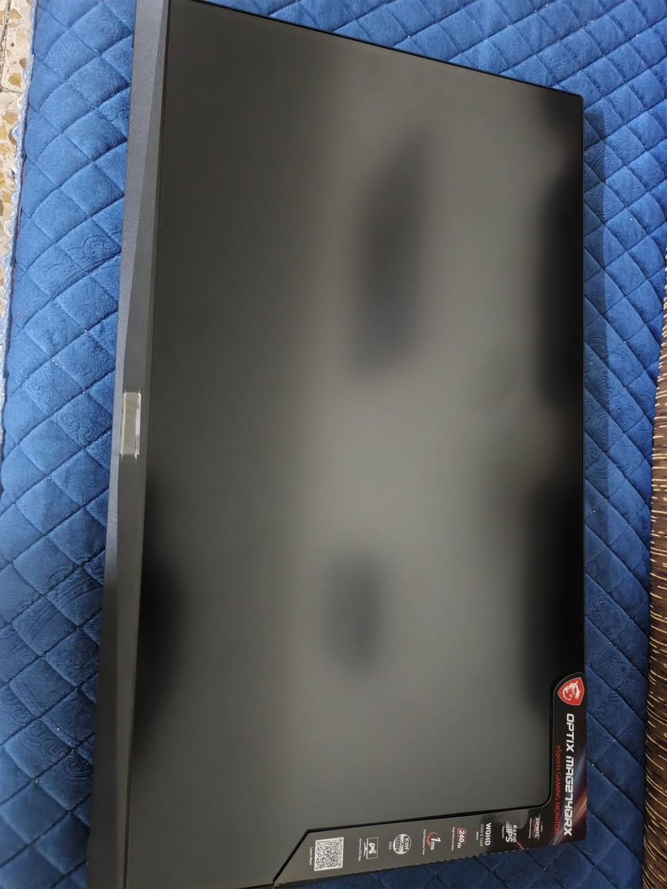 السلام عليكم
اليوم غير شي 
شاشه جديده مامستخدمه
امانة الله فتحته و فحصته
MSI Optix MAG274QRX 
27
2k
Fast ips
240 فريم
Hdr
سرعه الاستجابه 0.5
شاشه من افضل شاشات 
Msi
الستاند متحرك 
بيه rgb
السعر 275 الف
منزل من سعره 100 الف
تكدر تتاكد من سعره
الي يهتم يراسلني واتساب
بالعافيه الي ياخذه 
***********
مكان بغداد البياع 
توصيل فقط بغداد 
محافظات ماعندي
