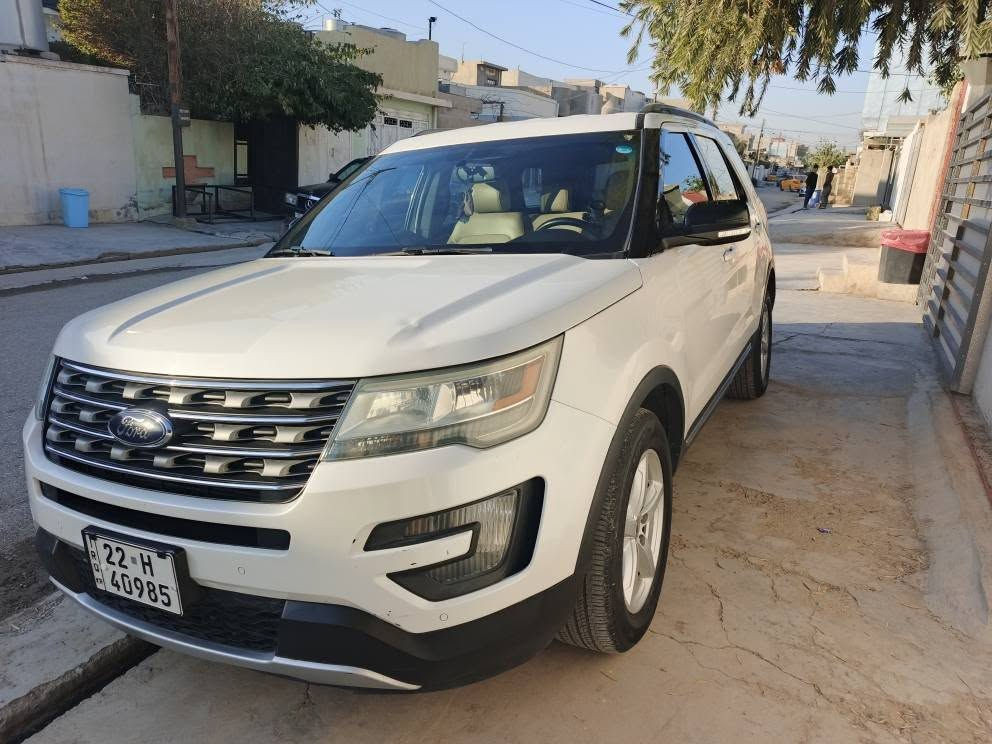 فورد اکسبلور
مودیل ٢٠١٦
ابیض صدفي
محرك ٤توربو
تك اكسل
سنوية بأسمي لل ٢٠٢٨
دفتر بنزين كركوك
٤قطع صبخ بدون قطرة معجون بدون ايرباك
رقم شاصي ميطلع ابمشي جاية لل عيراق 
سعر ١٦٠و مجال
مکان کرکوک

كوردي........ 
موديل ٢٠١٦
ڕە نگی سپی سەدەفییە
مەکینەی ٤بستۆن تۆربۆییە
تاک ئەکسلە
سەنەوی تا٢٠١٨یە
دەفتەری بنزینی کەرکوکی هەیە
٤پارچەی بۆیاغە لەسەر ساغی ئیرباگی بیلادە نەتەقیوە و رەقەمی لاشەی دەرناچێت چونکە بە لیخوڕین هاتوەتەوە بو عیراق 
نرخی ١٦٠و مجال
شوین کەرکوک
ژمارەی موبایل 
***********
*********** كركوك, العراق
