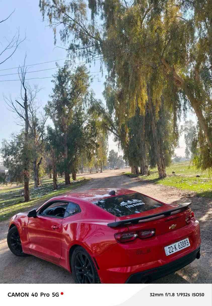 سلام عليكم
كمارو مديل 2019 للبيع محرك ايكو بوست 
ضرر 3 قطع رقم شمالي مكينه وكير شرط 
طخم شرط سياره جاهزه ماتصرف عليها ربع موصفات الكمارو معروفه باقي تفاصيل خاص ***********
وتساب *********** الاسيا

نص مكتوب في الصور:
- CAMON 40 Pro 5G 32mm f/1.8 1/932s ISO50