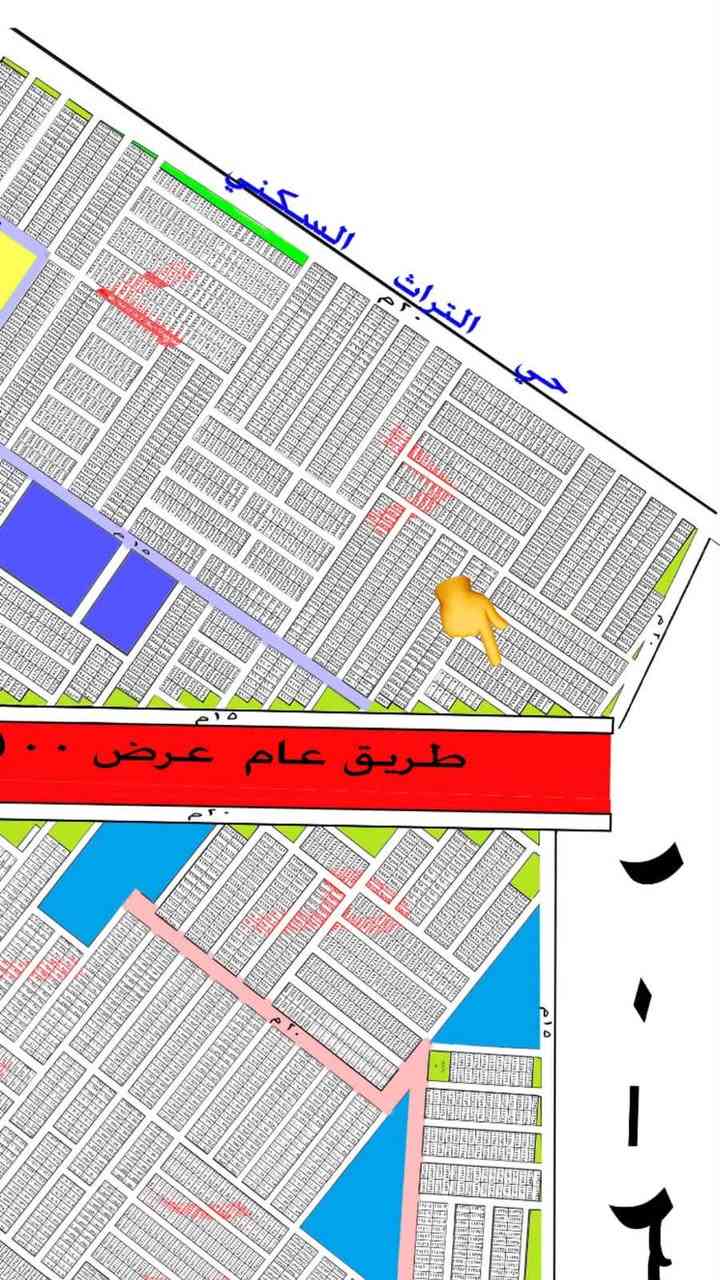 حي التراث • ١٠٠م • طابو صرف