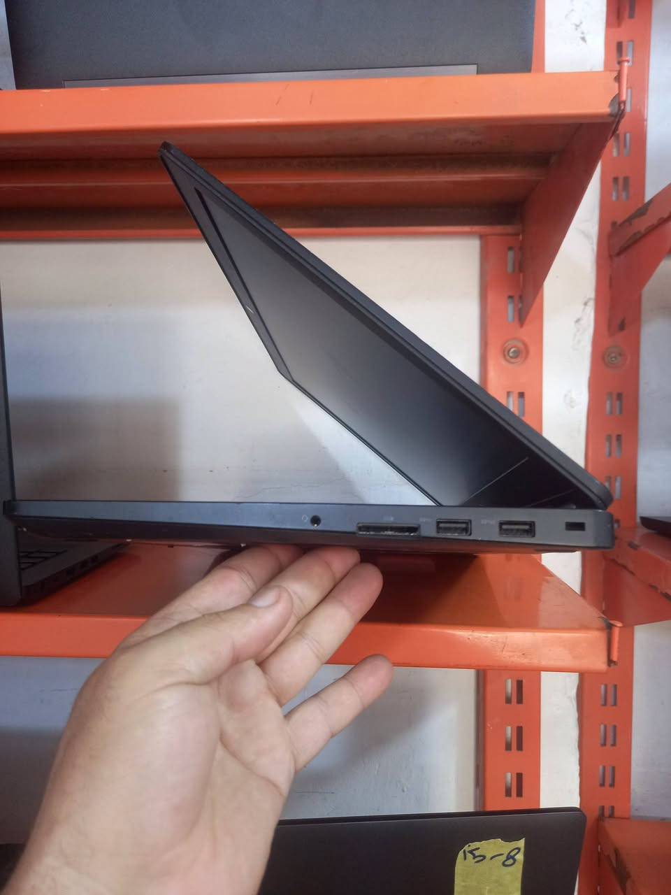 لابتوب دل 5570 dell
حجم الشاشة كبير 15.6
المعالج كور اي 5 الجيل 6
الهارد    256 ssd 
الرام 8.  ddr4 
كارت الشاشة  4  شير 
حجم الشاشة  15.6
الشاحنة اصلية 
نظام التشغيل ويندوز 10 عربي انكليزي 
الملحقات شاحنة وجنطة 
السعر  215
***********
***********
يوجد توصيل

متوفر 
تتوفر مجموعة لابتوبات بأسعار مناسبة ومواصفات

نص مكتوب في الصور:
- About Your PC is monitored and protected. See details in Windows Security Device specifications Device name DESKTOP-VL74BVM Processor Intel(R) Core(TM) i5-6200U CPU @ 2.30GHz 2.40 GHz Installed RAM 8.00 GB (7.67 GB usable) Device ID EFA9FFB9-1349-436D-8D6F-35DCED1D2109 Product ID 00331-10000-00001-AA145 System type 64-bit operating system, x64-based processor Pen and touch No pen or touch input is available for this display Copy Rename this PC Windows specifications Edition Windows 10 Pro Version 22H2 Installed on 9/21/2026
- Task Manager File Options View Processes Performance App history Startup Users Details Services CPU 68% 1.64 GHz Memory 3.4/7.7 GB (44%) Disk 0 (C: D:) SSD 12% Disk 1 (E: F:) Removable 0% Wi-Fi Wi-Fi S: 0 R: 72.0 Kbps GPU 0 Intel(R) HD Graphics 5... 0% Fewer details Open Resource Monitor CPU Intel(R) Core(TM) i5-6200U CPU @ 2.30GHz % Utilization 100% 60 seconds 0 Utilization Speed Base speed: 2.40 GHz 68% 1.64 GHz Sockets: 1 Cores: 2 Processes Threads Handles Logical processors: 4 169 1928 66305 Virtualization: Enabled L1 cache: 128 KB Up time 0:13:13:28 L2 cache: 512 KB L3 cache: 3.0 MB
- Task Manager
- File Options View
- Processes Performance App history Startup Users Details Services
- CPU
- 100% 2.66 GHz
- Memory
- 3.6/7.7 GB (47%)
- Disk 0 (C: D:)
- SSD
- 32%
- Disk 1 (E: F:)
- Removable
- 0%
- Wi-Fi
- S: 8.0 R: 312 Kbps
- GPU 0
- Intel(R) HD Graphics 5...
- 1%
- Fewer details
- Open Resource Monitor
- Memory usage
- 8.0 GB
- 7.7 GB
- 60 seconds
- 0
- Memory composition
- In use (Compressed)
- 3.5 GB (10.5 MB)
- Committed
- 3.3/9.5 GB
- Paged pool
- 260 MB
- Available
- 4.0 GB
- Cached
- 4.2 GB
- Non-paged pool
- 154 MB
- Speed:
- Slots used:
- Form factor:
- Hardware reserved:
- 2133 ...
- 1 of 2
- SODI...
- 337 ...
- Task Manager File Options View Processes Performance App history Startup Users Details Services CPU 6% 1.59 GHz Memory 2.7/7.7 GB (35%) Disk 0 (C: D:) SSD 0% Disk 1 (E: F:) Removable 0% Wi-Fi Wi-Fi S: 0 R: 0 Kbps GPU 0 Intel(R) HD Graphics 5... 0% Fewer details Open Resource Monitor Disk 0 (C: D:) INTEL SSDSCKGF256A5 SATA 256GB Active time 100% 60 seconds 0 Disk transfer rate 10 MB/s 7 MB/s 60 seconds 0 Active time 0% Average response time 0.6 ms Capacity 239 GB Formatted 239 GB System disk Yes Page file Yes Type SSD DELL
- Task Manager File Options View Processes Performance App history Startup Users Details Services CPU 18% 1.54 GHz Memory 2.9/7.7 GB (38%) Disk 0 (C: D:) SSD 0% Disk 1 (E: F:) Removable 0% Wi-Fi Wi-Fi S: 0 R: 0 Kbps GPU 0 Intel(R) HD Graphics 5... 0% GPU Intel(R) HD Graphics 520 3D 0% Copy 0% Video Decode 0% Video Processing 0% Shared GPU memory usage 3.8 GB Utilization 0% GPU Memory 0.1/3.8 GB Shared GPU memory 0.1/3.8 GB Driver version: 30.0.101.1338 Driver date: 1/20/2022 DirectX version: 12 (FL 12.1) Physical location: PCI bus 0, device 2, fun... Fewer details Open Resource Monitor DELL