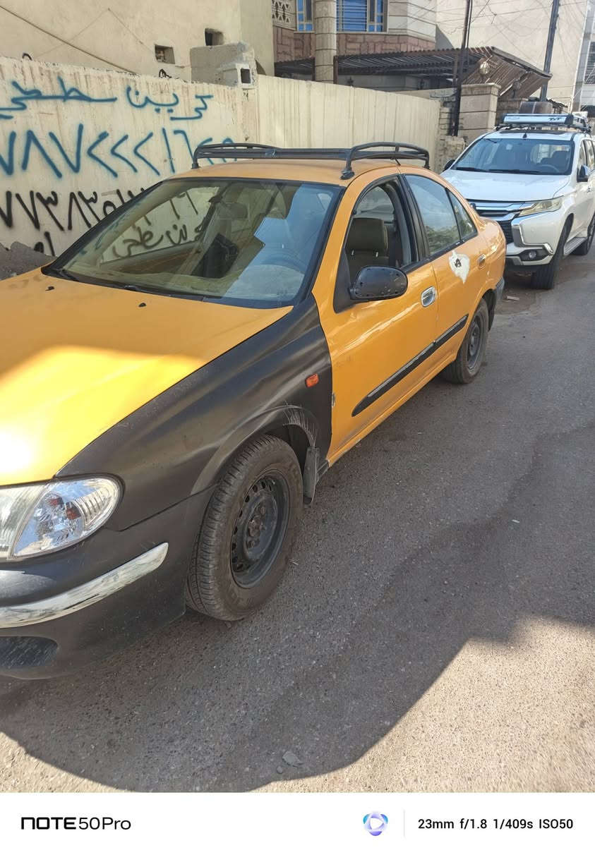 السلام عليكم نيسان سني موديل ٢٠٠١ للبيع أجره بسمي تحويل محرك كير جيد صدر تايرات جدد سعر60 وبين مجال هاتف ***********
