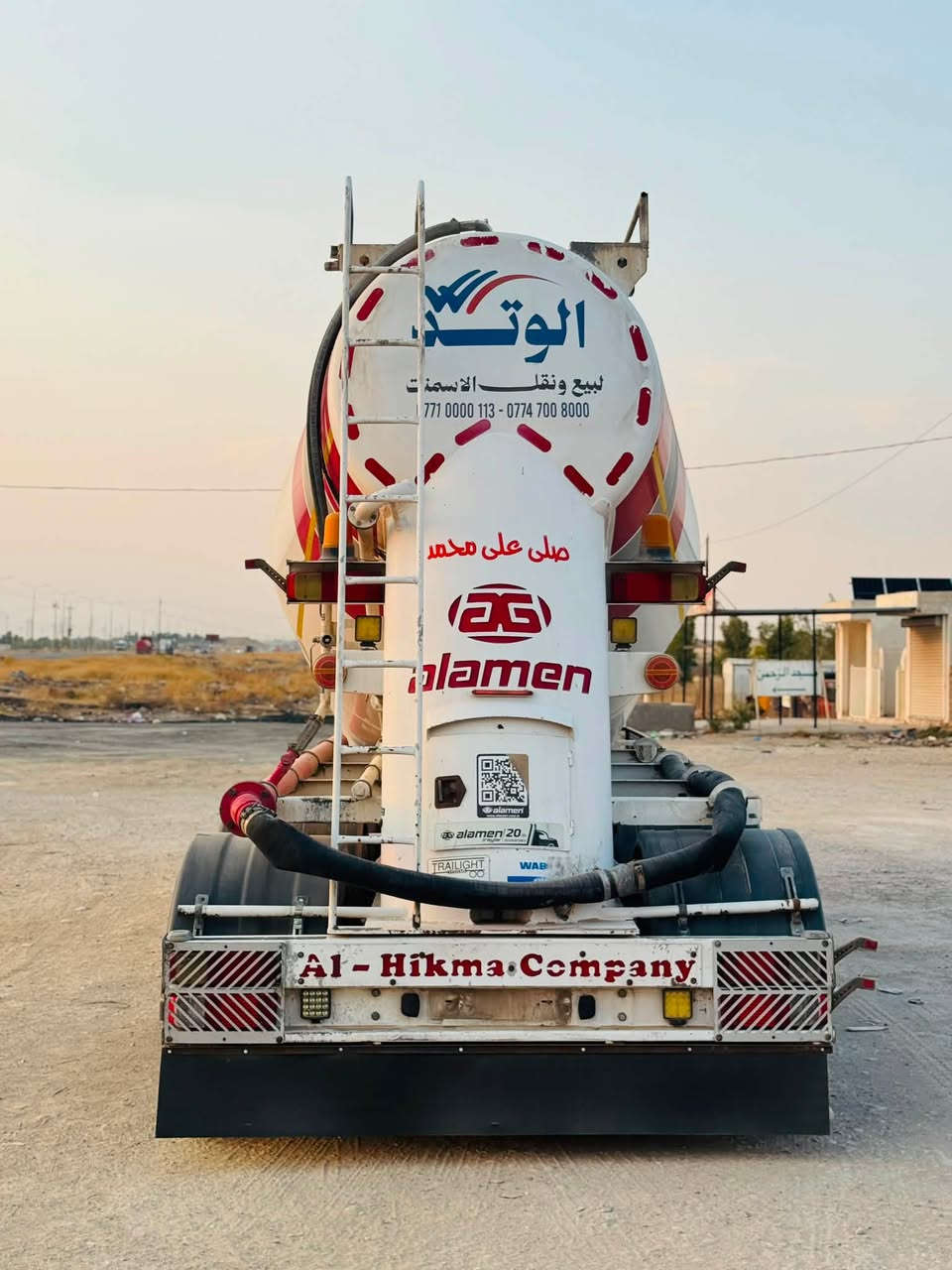 🚨 فرصة مميزة — سايلو للبيع 🚨

سايلو صناعة شركة الحكمة، موديل 2023، نظيف جداً وبحالة ممتازة وجاهز للعمل فوراً.

✅ ثلاث قبغات 
✅ الدوايز صفر
✅ البطل جديد جداً
✅ الجوّة والتايرات بحالة ممتازة
✅ سعر مناسب جداً

📞 للاستفسار والتواصل: ***********

للباحثين عن النظافة والجودة… السايلو يستحق المشاهدة، والبيع للجادين فقط.
