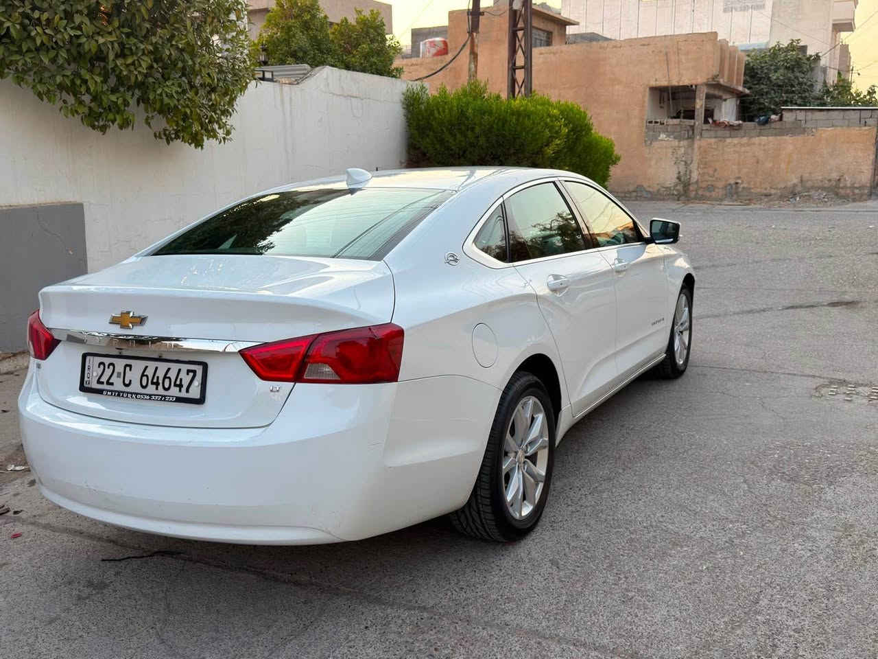 شوفرليت أمبالا وارد أمريكي لون أبيظ  ثلجي مواصفات LT محرك 6 سلندر V6 VVT 3.5 مواصفات ألسيارة معروفة 
تشغيل بصمة
شغال عن بعد
بيبان بصمة
هندبريك بصمة
دشبول قاصة
كشنات كهربأئي
ويل كروم 18
تحديد سرعه شغال
تبريد قطعتين
سيارة ماشي 120 mil
ظرر السيارة قطعه واحد جاملغ سايق امامي
سيارة جاهزة من كول نواحي كهربايات تايرات تخم جديد شادين تبريد ثلج سيارة سنوية جديد لحد 2018 دفتر بانزين بيها سيارة شرط تحويل
مكان السيارة كركوك سعرالبيع (110$)بي مجال
***********
*********** كركوك, العراق
