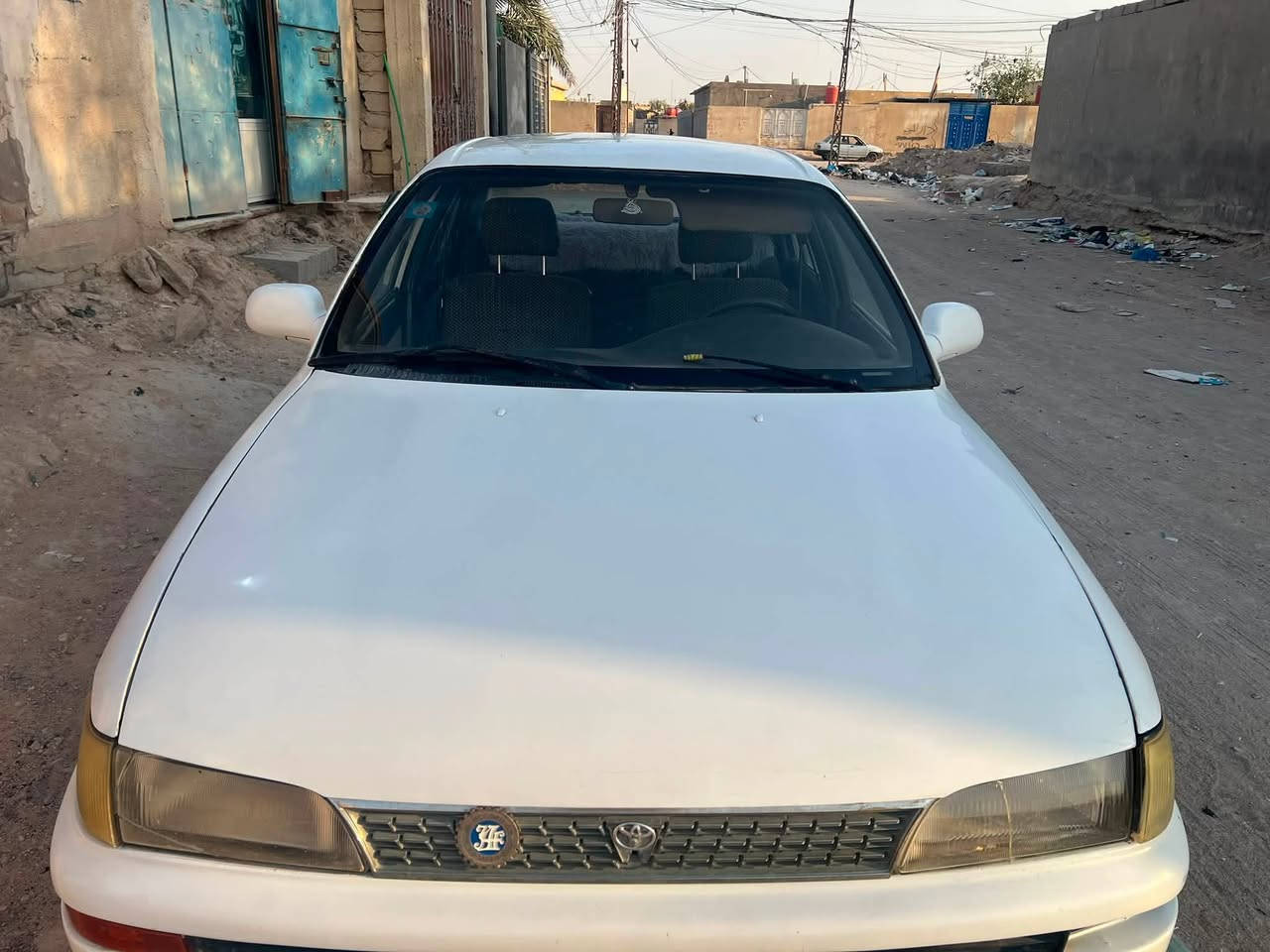 🚗 للبيع تويوتا كورولا موديل 1993
🔹 السيارة مصبوغة حزام
🔹 اللون: أبيض
🔹 السيارة نظيفة ومناسبة للاستخدام اليومي
🔹 الفحص والمعاينة متاح في جميع الاوقات 

💰 السعر: [55 وبيها مجال]
📍 الموقع: [البصرة/ الزيير/ حي الصحفيين]
📞 للاستفسار: [***********]

باسمي والتحويل ثاني يوم
