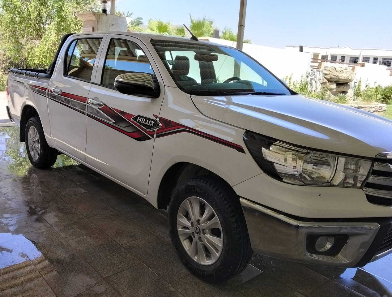 السلام عليكم 
تويوتا هايلوكس للبيع
موديل 2023 وكالة sas العراق
السيارة نضيفة وخير من الله
 رقم بغداد باسمي تحويل ثاني يوم 
 ممشاهة ؟ عند الاتصال ممشاهة قليل
مكفولة من الطخ والبارد  كفالة عامة
مكفولة كير ومحرك وحدادية  شرط الفحص
سعره جدا جدا مناسب
الموقع صلاح الدين سامراء 
للستفسار  اتصل مباشر 
***********
